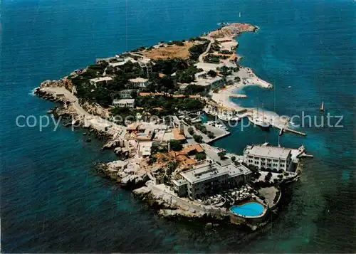 AK / Ansichtskarte Ile de Bandor_Bandol_83_Var Centre International de Tourisme Dans les Baies du Soleil Vue aerienne 