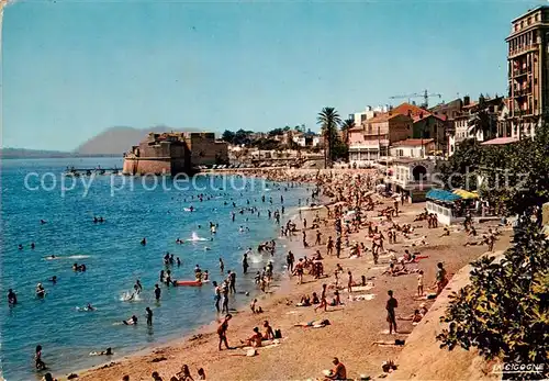 AK / Ansichtskarte Toulon_Var Le Mourillon La Plage du Lido et le Fort St Louis Toulon_Var