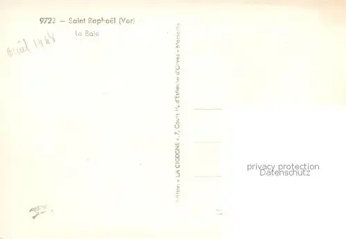 AK / Ansichtskarte Saint Raphael_83_Var La Baie 