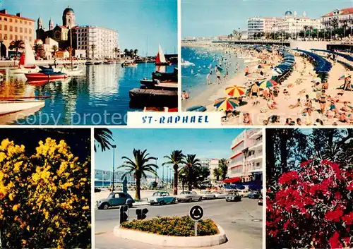 AK / Ansichtskarte Saint Raphael_83_Var Le Port La plage Cite 