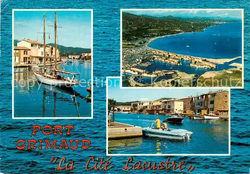 AK / Ansichtskarte Port_Grimaud La Cite Lacustre Vue partielle Port Grimaud