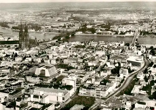 AK / Ansichtskarte  Koeln__Rhein Fliegeraufnahme 