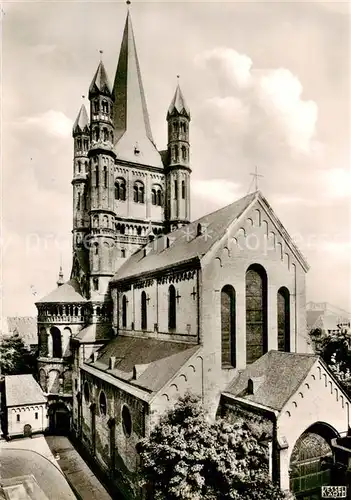 AK / Ansichtskarte  Koeln__Rhein Gross St Martin Romanische Pfeilerbasilika 