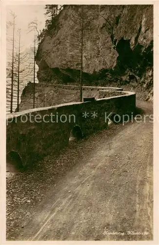 AK / Ansichtskarte Kandersteg_BE Klusstrasse Kandersteg_BE