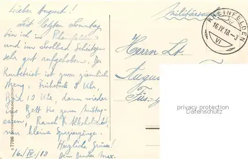 AK / Ansichtskarte Rheinfelden_AG Rheinbruecke Militaerpost Rheinfelden AG