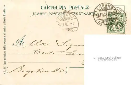 AK / Ansichtskarte Morcote_Lago_di_Lugano_TI Ansicht vom See aus Boot 