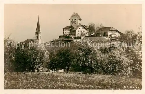 AK / Ansichtskarte Uster_ZH Ortsmotiv mit Kirche Uster_ZH