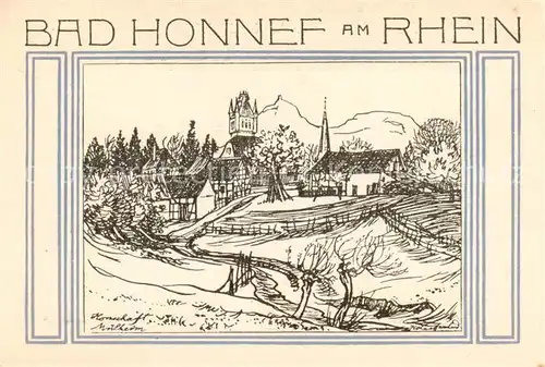 AK / Ansichtskarte  Bad_Honnef 50 Pfennig Schein Bad_Honnef