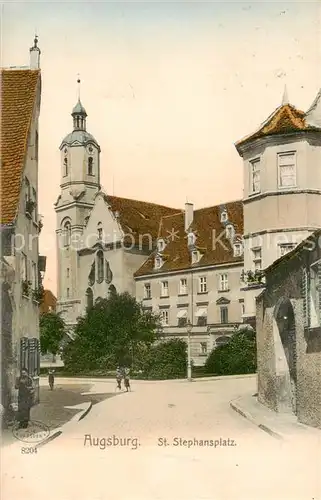 AK / Ansichtskarte  Augsburg St Stephansplatz Augsburg