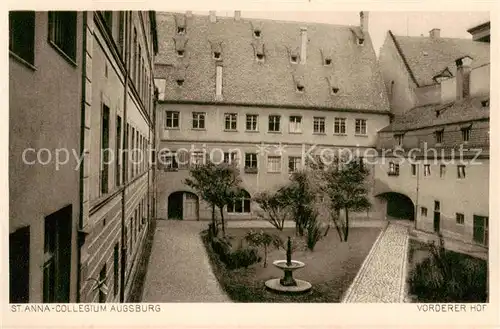 AK / Ansichtskarte 73800461 Augsburg St Anna Collegium Augsburg