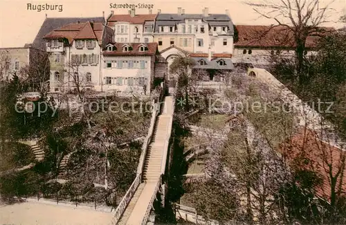 AK / Ansichtskarte  Augsburg Schweden Stiege Augsburg