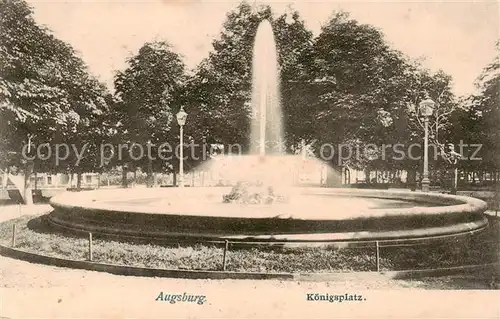 AK / Ansichtskarte 73800478 Augsburg Koenigsplatz Augsburg