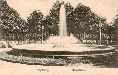 AK / Ansichtskarte  Augsburg Koenigsplatz Augsburg