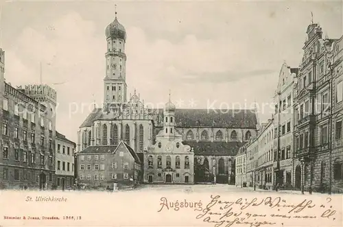 AK / Ansichtskarte  Augsburg St Ulrichskirche Augsburg