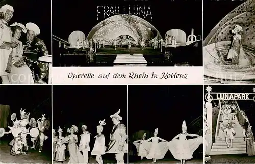 AK / Ansichtskarte  Koblenz__Rhein Operette Frau Luna auf dem Rhein Details 