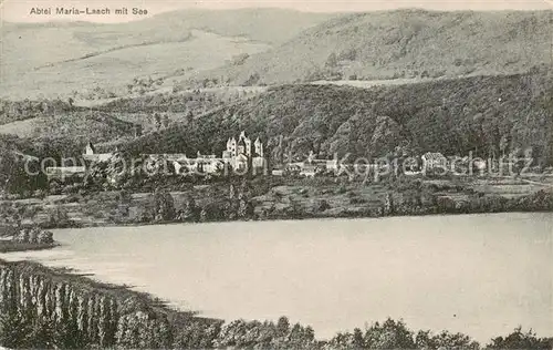 AK / Ansichtskarte  Maria_Laach__Kloster Panorama mit See 