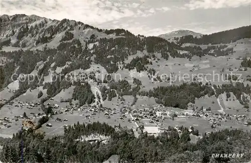 AK / Ansichtskarte Champery Panorama Champery