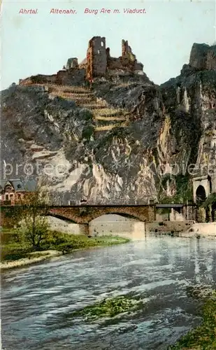 AK / Ansichtskarte  Altenahr Burg Are mit Viaduct Altenahr