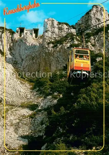 AK / Ansichtskarte  Seilbahn_Cable-Car_Telepherique Rauschbergbahn Panoramablick auf Ruhpolding 