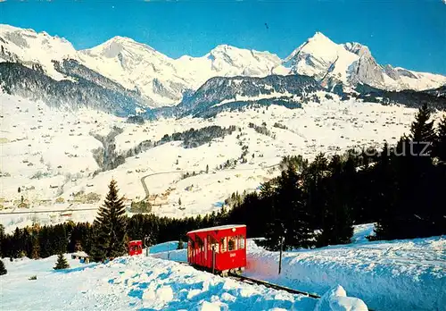 AK / Ansichtskarte  Bergbahn Obertoggenburg  Bergbahn