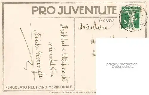 AK / Ansichtskarte Ticino_Tessin_Region Pergolato nel Ticino Meridionale 