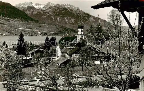 AK / Ansichtskarte Sachseln_OW am Sarner See mit Pilatus Sachseln OW