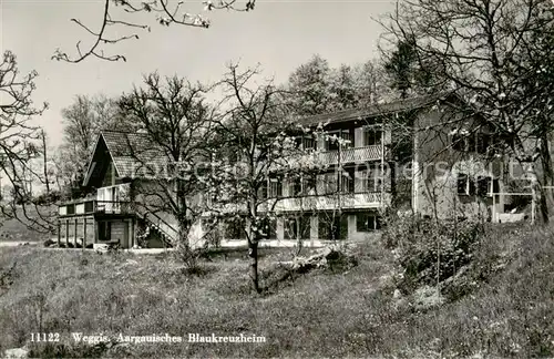 AK / Ansichtskarte Weggis_Vierwaldstaettersee Aargauisches Blaukreuzheim Weggis_Vierwaldstaettersee