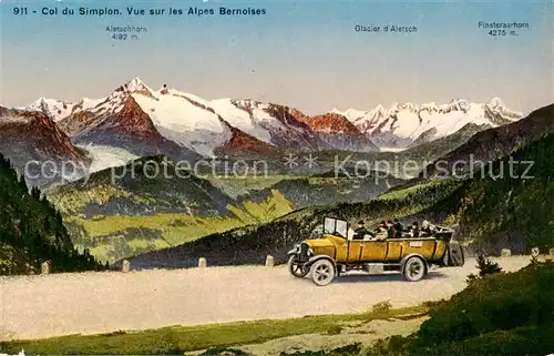 AK / Ansichtskarte Kaltwasser_Glacier_de_Simplon_2500m_VS Col du Simplon Vue sur les Alpes Bernoises 