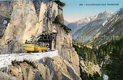 AK / Ansichtskarte Grimselstrasse beim Handeckfall Grimselstrasse