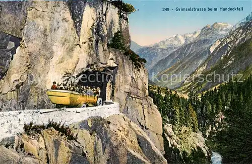 AK / Ansichtskarte Grimselstrasse beim Handeckfall Grimselstrasse