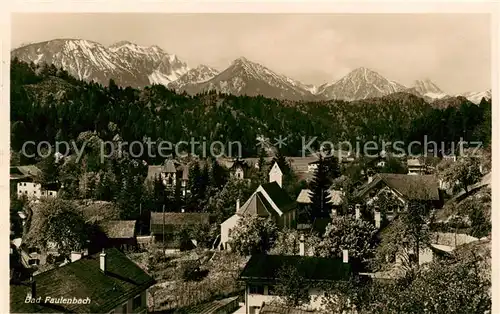 AK / Ansichtskarte  Bad_Faulenbach Panorama Bad_Faulenbach