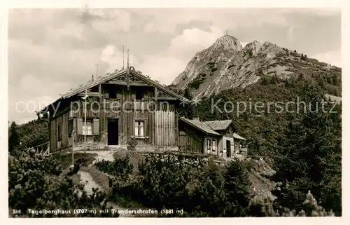 AK / Ansichtskarte  Tegelberghaus_1720m_Allgaeu mit Branderschrofen 