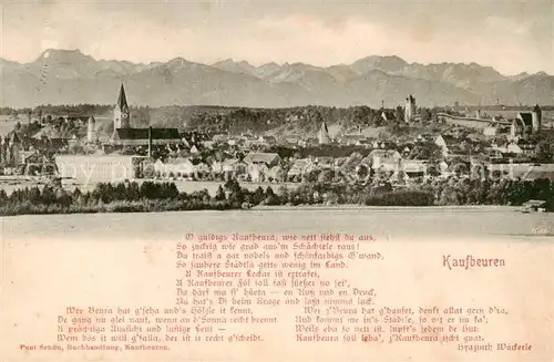 AK / Ansichtskarte  Kaufbeuren Panorama Kaufbeuren