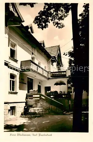 AK / Ansichtskarte  Bad_Faulenbach Haus Wiedemann Bad_Faulenbach