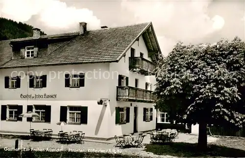 AK / Ansichtskarte 73800824 Roefleuten Gasthof Zur frohen Aussicht Roefleuten