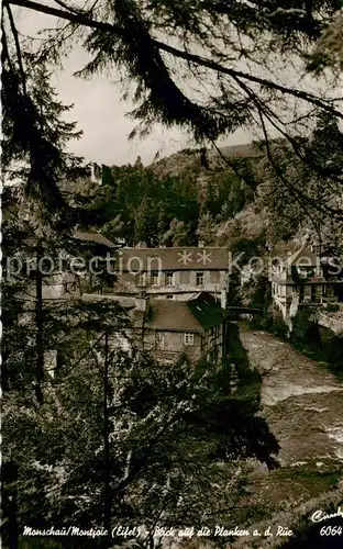 AK / Ansichtskarte  Monschau Blick auf die Planken an der Rur Monschau