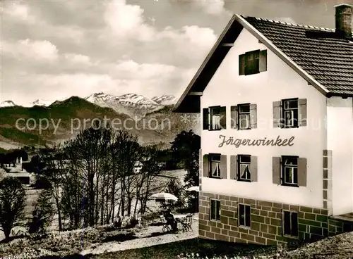 AK / Ansichtskarte  Moosbach_Memmingen Pension Jaegerwinkel Moosbach Memmingen