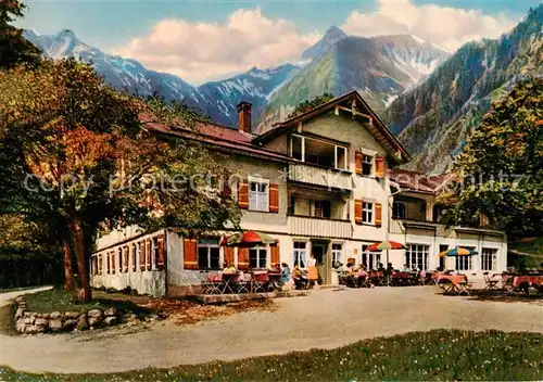 AK / Ansichtskarte  Oberstdorf Berggasthof Spielmannsau Oberstdorf