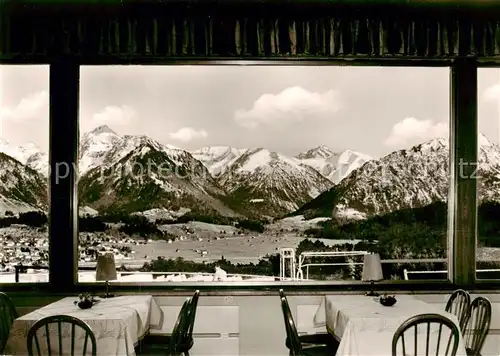 AK / Ansichtskarte  Oberstdorf Hotel Panorama Cafe Restaurant Oberstdorf