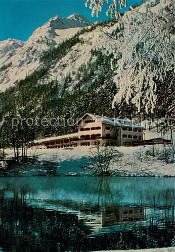 AK / Ansichtskarte  Oberstdorf Franz Fackler Kur und Erholungsheim am Christlessee Oberstdorf