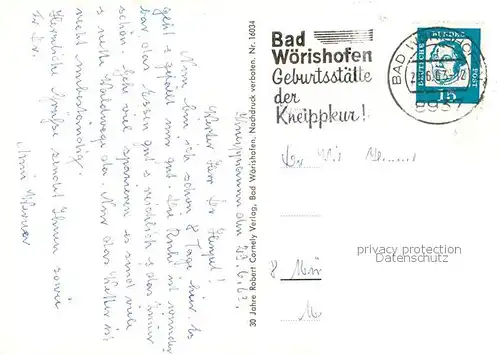 AK / Ansichtskarte  Bad_Woerishofen Kneipp Denkmal Panorama Eichhoernchen Hansi Kurhaus Wassertretplatz Bad_Woerishofen