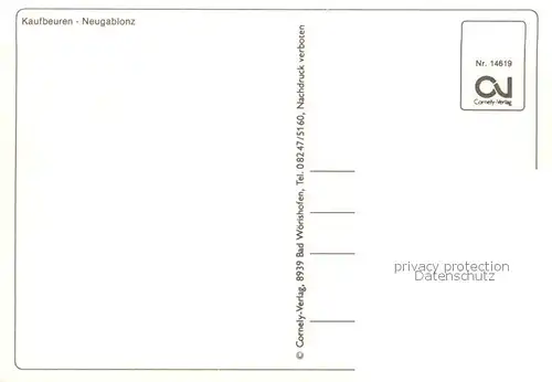 AK / Ansichtskarte  Neugablonz Park Denkmal Ortspartie Freibad Halle Neugablonz