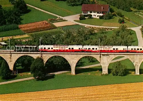 AK / Ansichtskarte Bussnang Trans Europ Panorama Zug auf dem Bussnanger Viadukt Bussnang
