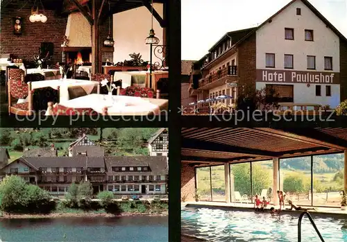 AK / Ansichtskarte  Rurberg Hotel Paulushof Restaurant Hallenbad Rurberg