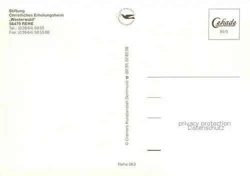 AK / Ansichtskarte  Rehe_Westerwald Stiftung Christl Erholungsheim Westerwald Teilansichten Rehe_Westerwald