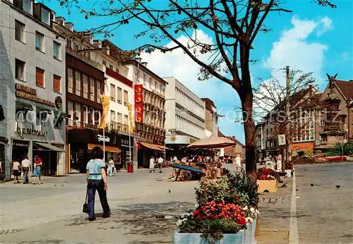 AK / Ansichtskarte  Siegburg Fussgaengerzone am Markt Siegburg