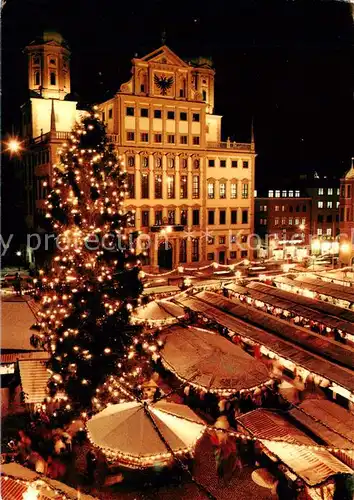 AK / Ansichtskarte  Augsburg Christkindlesmarkt Augsburg