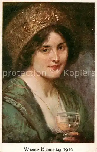 AK / Ansichtskarte 73801222 Wien_AT Kuenstlerkarte Wiener Blumentag 1912 