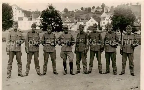 AK / Ansichtskarte St_Gallen_SG Soldaten Gruppenfoto St_Gallen_SG