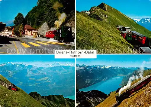 AK / Ansichtskarte Brienz_Brienzersee_BE Brienz Rothorn Bahn Fernsicht Alpenpanorama 